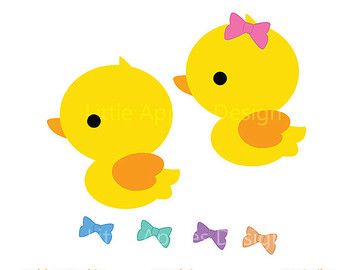 340x270 Cute Rubber Duck Clipart