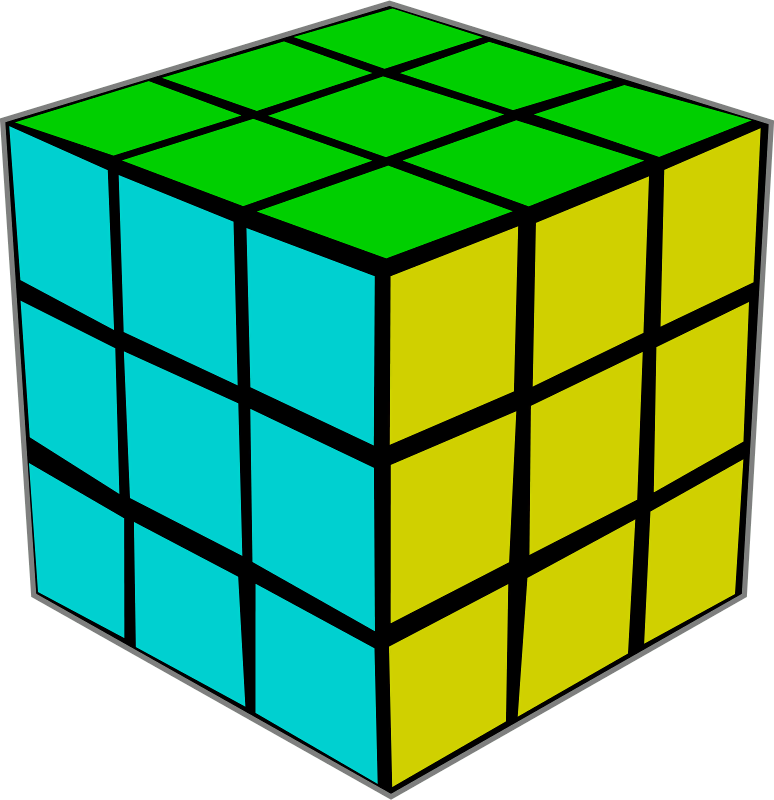 774x800 Rubiks Cube Clip Art
