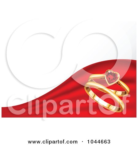 450x470 Royalty Free (Rf) Ruby Heart Clipart, Illustrations, Vector