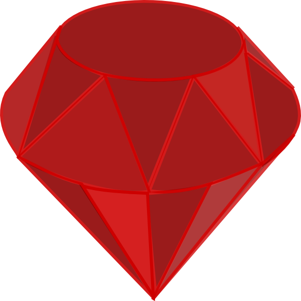 600x600 Ruby Stone Clip Art
