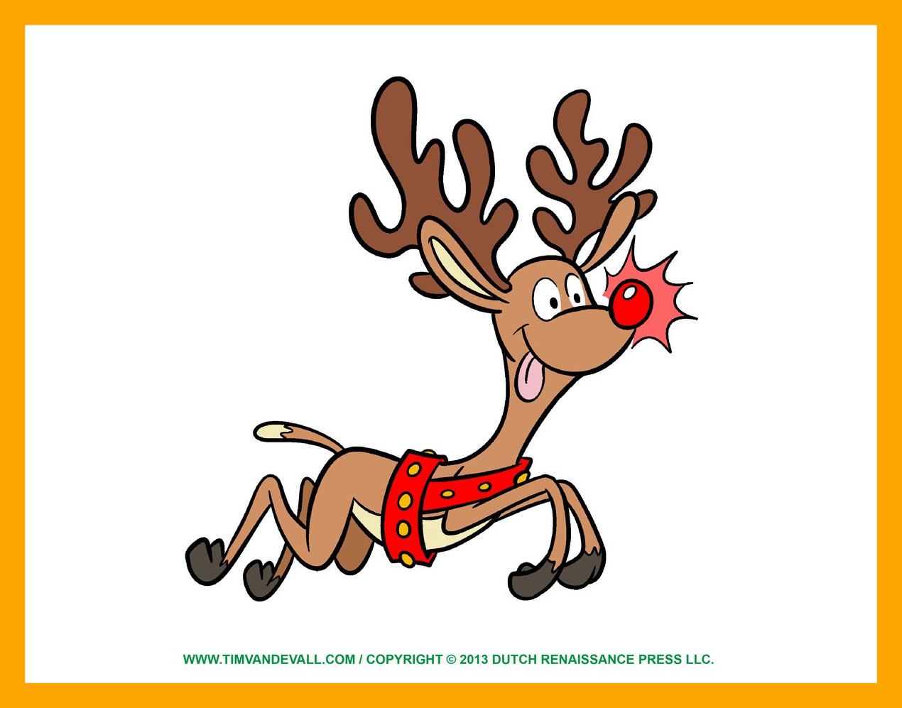 1270x997 Rudolph The Red Nosed Reindeer Santa Claus Clip Art Cute Little