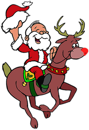 381x553 Funny Rudolph Clip Art Merry Christmas Amp Happy New Year Arts