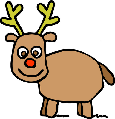 385x400 Cool Rudolph Images Clip Art