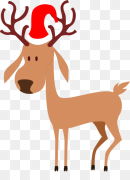 260x360 Rudolph Reindeer Santa Claus Christmas Clip Art