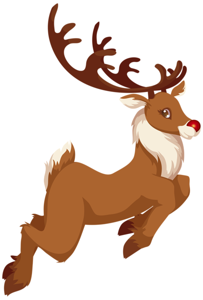 407x600 Christmas Rudolph Png Clip Art Image Christmas Clipart