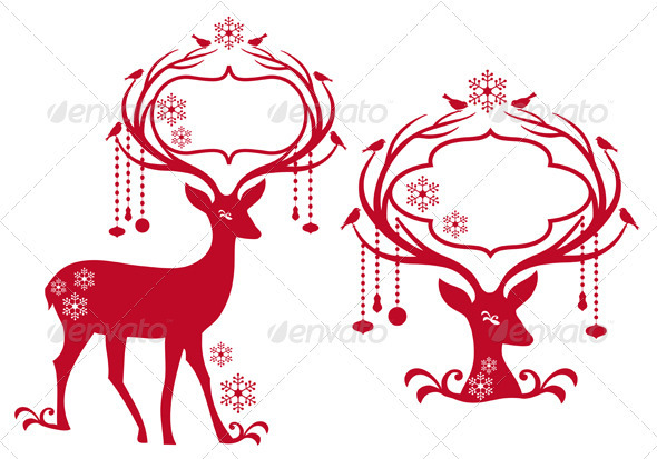 590x413 Reindeer Clipart Pink