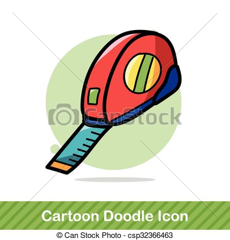 450x470 Ruler Color Doodle Clip Art Vector