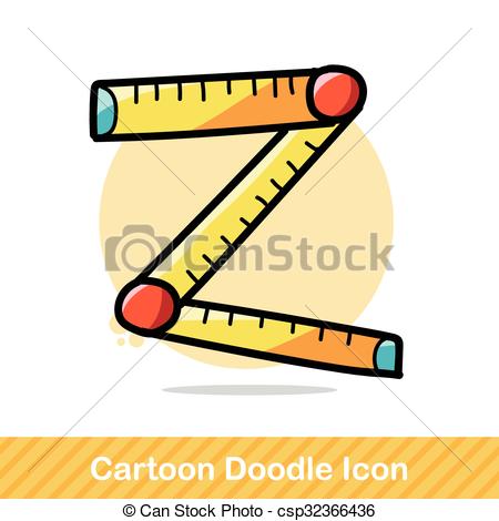 450x470 Ruler Color Doodle Vectors