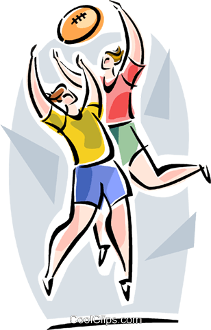 308x480 Australian Rules Football (Afl) Royalty Free Vector Clip Art