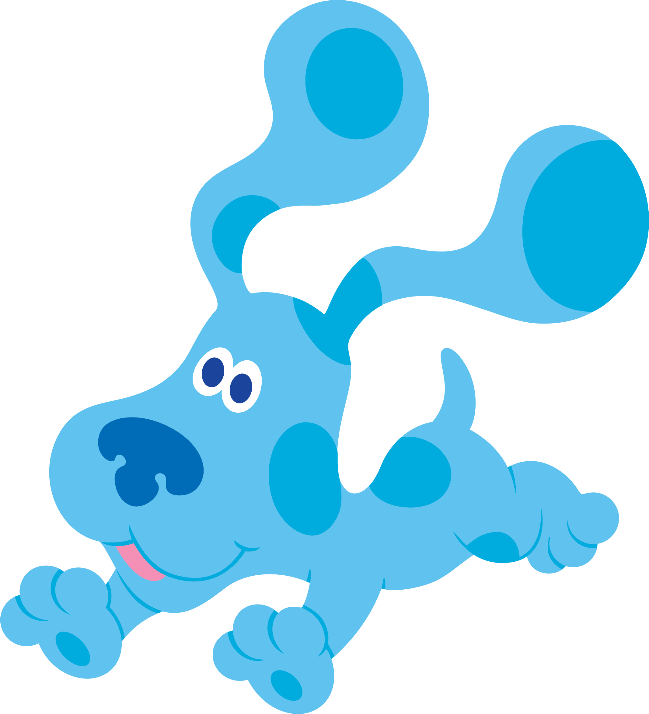 2133x2348 Blue's Clues Clip Art Running Clipart Png