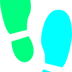 150x150 Outline Of A Shoe Print Clip Art