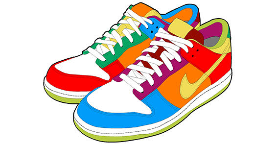 568x294 Running Shoes Clipart Clipart Panda