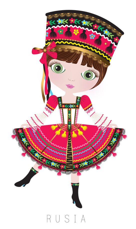 545x915 Del Mundo Veronica, Russia And Dolls