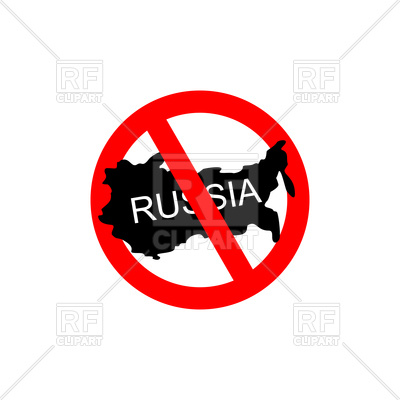 400x400 Red Stop Sign With Russia, Stop Russian Aggressors Royalty Free