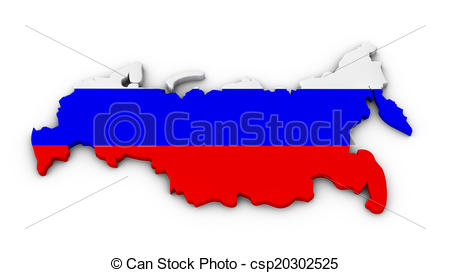 450x273 Russia Outline In The Colors Of The National Flag Clip Art