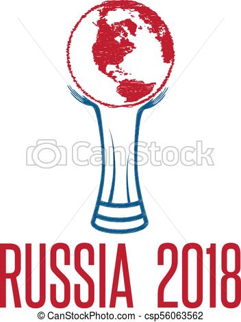 352x470 World Cup In Russia 2018 Vector Illustration Clip Art Vector