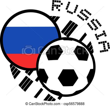 450x432 Creative Design Of Russia Soccer Illustration Vector