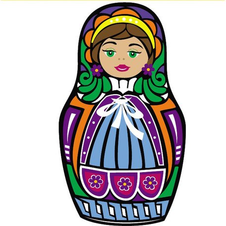 456x456 Free Matryoshka Doll Vector Art.eps Clipart And Vector Graphics