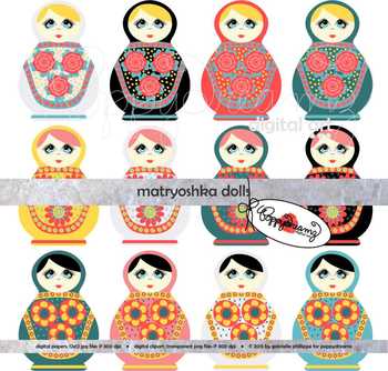 350x334 Matryoshka Dolls Clipart By Poppydreamz Russian Nesting Kukla Dolls