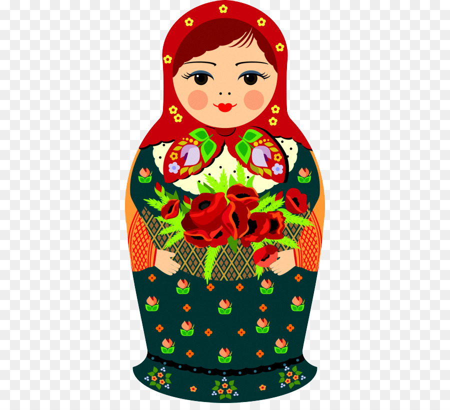 900x820 Matryoshka Doll Russia Clip Art