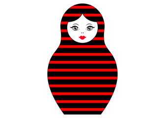 336x240 Matryoshka Icon Russian Nesting Doll With Colorful Ornament