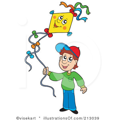 400x420 Flying Kite Clipart