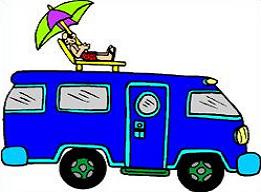 261x192 Free Class B Rv Motorhome Clipart
