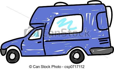 450x273 Small Campervan Isolated On White
