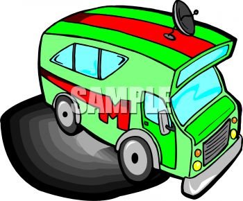 350x290 Television News Van