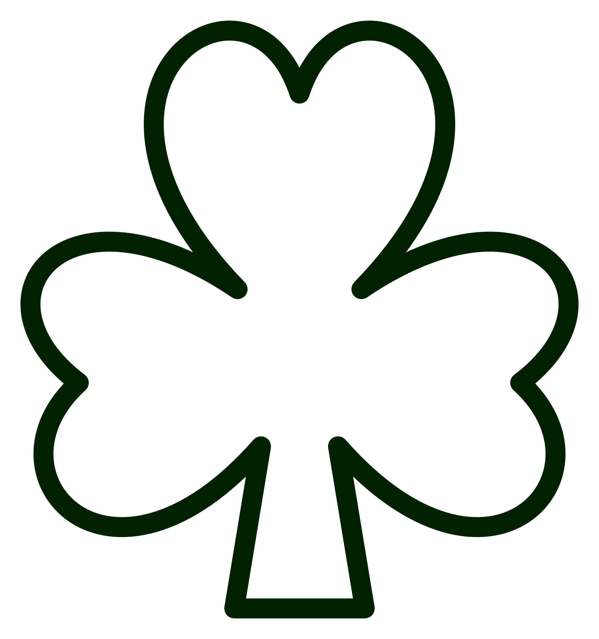 1979x2111 St Patrick S Day Shamrock Clip Art Pre K Clip Art