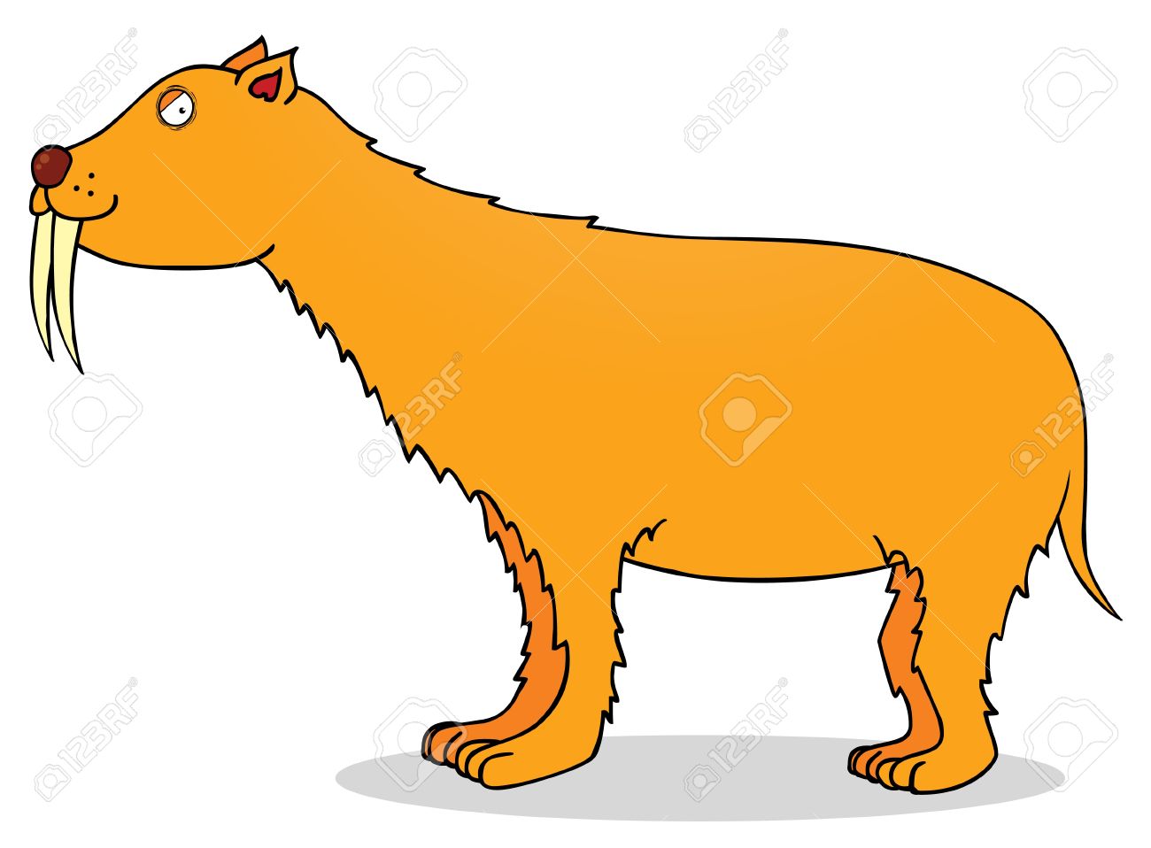 Saber Tooth Tiger Clipart