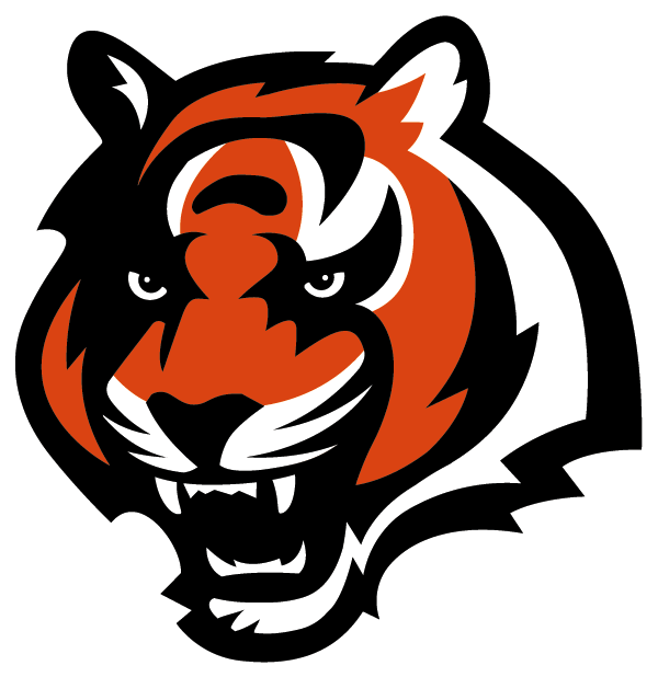 600x618 Cincinnati Bengals Football Team Logo Graphic Bengal Tiger Head