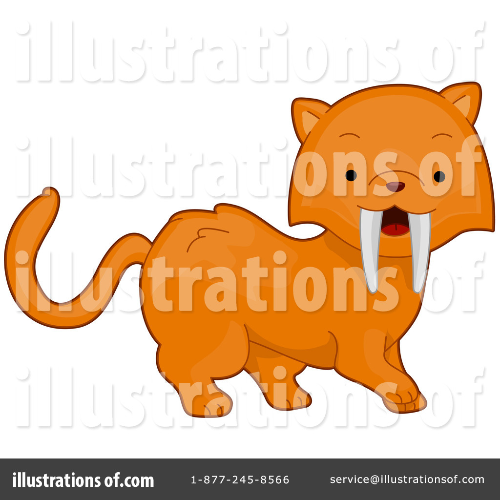 1024x1024 Sabertooth Tiger Clipart