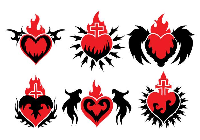 700x490 Sacred Heart Free Vector Art