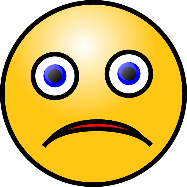 600x600 Sad Smiley Clip Art Free Vector 4vector