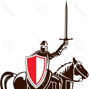 300x300 Photostock Vector Vector Illustration Of Cartoon Horse With Saddle