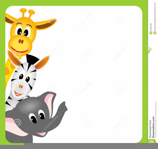 600x565 Cartoon Safari Animals Clipart Free Images
