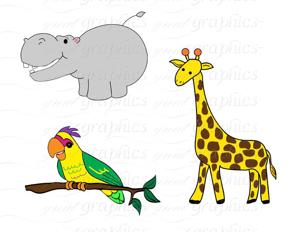 1000x800 Safari Clipart Digital