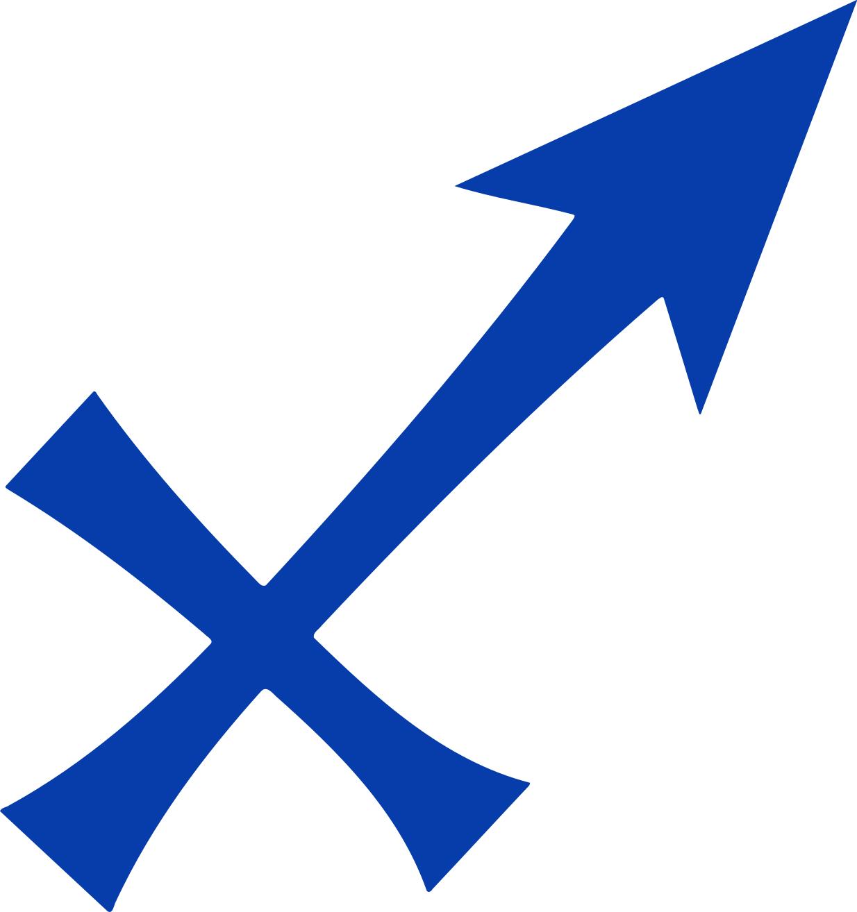 1234x1314 Sagittarius Symbol 2 Clipart