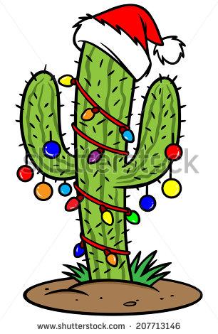 306x470 Christmas Cactus Clip Art