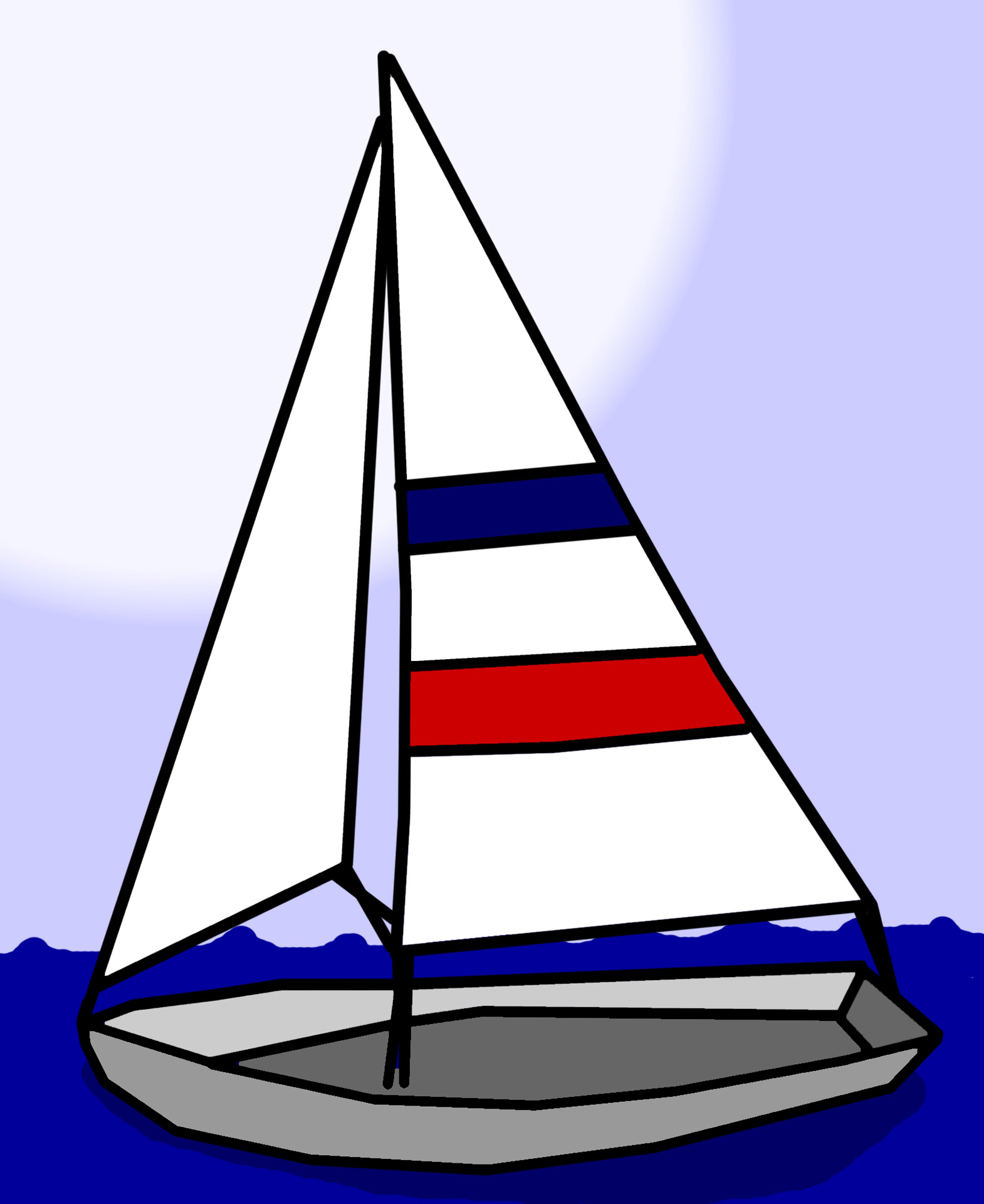 1570x1920 Sailboat Clip Art Free Stock Photo