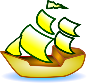 298x285 Sailing Ship Clip Art