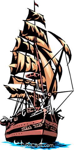 237x480 Sailing Ship Royalty Free Vector Clip Art Illustration Tran0179