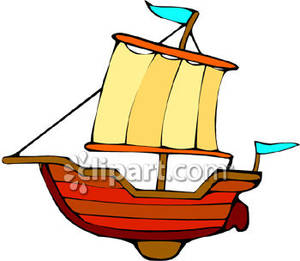 300x261 Cruise Ship Clipart Toy Sailboat