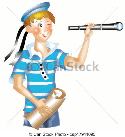 429x470 Little Sailor Boy Eps Vectors