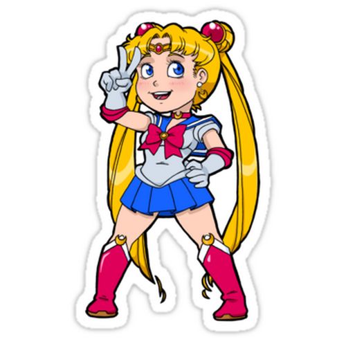 500x500 36 Best Sailor Moon Fan Club Stickers Car Decals Images