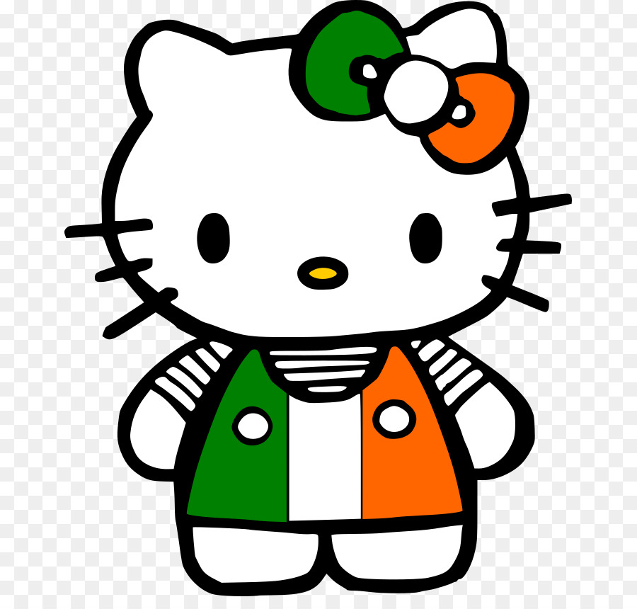 900x860 Happy St. Patrick's Day, Hello Kitty Saint Patrick's Day Ireland