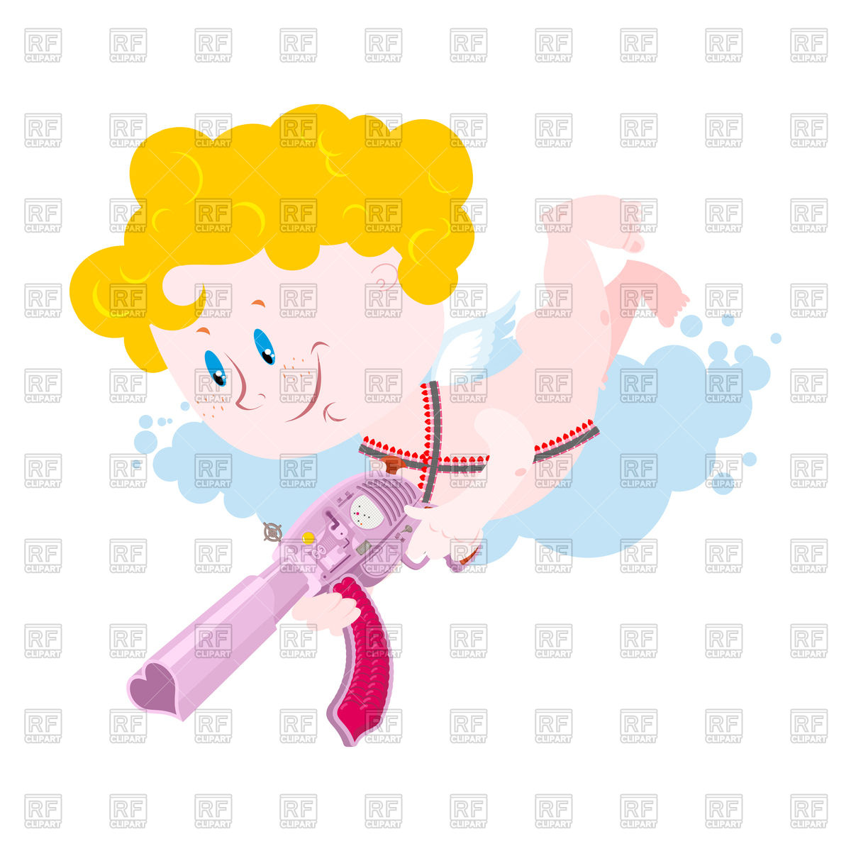 1200x1200 Cupid And Weapons. Cute Little Angel For Valentines Day Royalty