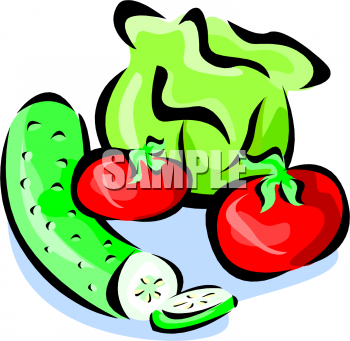350x341 Green And Red Salad Clipart Collection