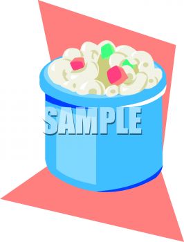 266x350 Small Crock Of Macaroni Salad